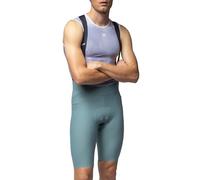Alé Cycling R.EV1 Go Bib Shorts para Hombre, Ajuste de Carreras, compresión Ligera, Tela Airfix, Dobladillo de Pierna de Corte Crudo, Correas de Malla de Flujo de Aire, protección Solar UPF 50+