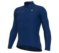 Alé Cycling Solid Fondo 2.0 - Camiseta de Manga Larga para Hombre, Color Azul, Talla L