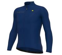 Alé Cycling Solid Fondo 2.0 - Camiseta de Manga Larga para Hombre, Color Azul, Talla XL