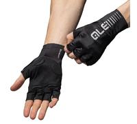 Alé Cycling Sunselect Crono - Guantes de Verano, Unisex, Color Negro y Blanco, Talla S
