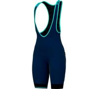Alé Cycling Women's Klimatik K-Atmo 2.0 Water Repellent Bib Shorts L Blue
