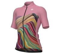 Alé Cycling Women's PR.E Rainbow Short Sleeve Jersey XL Pink