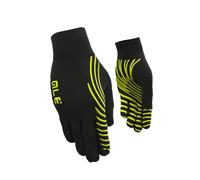 Ale' Guantes de Invierno Luz Espiral Negro Amarillo