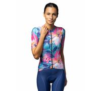 ALE Maillot de ciclismo para mujer Jardin multicolor | L