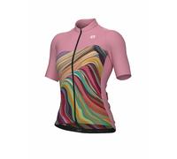 ALE Maillot de ciclismo para mujer Rainbow multicolor | L