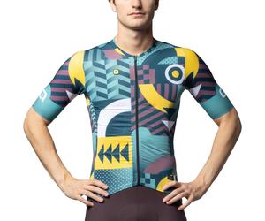 ALE' Men's Pr.e Games Cycling Jersey L Cocoa Brown
