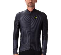 Alé Men's PR.R Green Digital Long Sleeve Cyling Jersey M Black