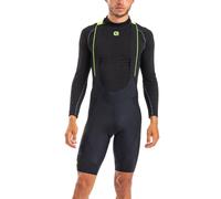 ALE' Men's R.ev1 Clima Winter Bib Shorts XL Black-yellow