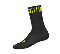 Alé Strada Calcetines, Unisex Adulto, Negro/Amarillo, 40/43