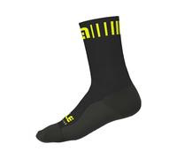 Alé Strada Calcetines, Unisex Adulto, Negro/Amarillo, 44/47