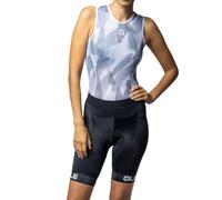 Alé Traguardo 2.0 - Pantalones Cortos de Ciclismo para Mujer - Tejido Techno Power Transpirable, de Secado rápido, Almohadilla Comfort6W, Sistema de Estabilidad de piernas, Detalles Reflectantes