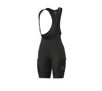 ALE' Women's Off Road - Gravel Stones Cargo Bib Shorts XL Black