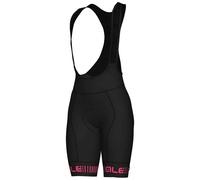 ALE' Women's Pr.r Strada Bib Shorts L Black/Fluo Pink
