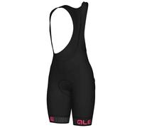 ALE' Women's Pragma Traguardo Bib Shorts XS Black / Fluor Pink
