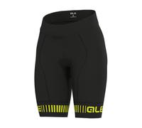 ALE' Women's Prr Strada Cycling Shorts XL Black/Fluo Yellow
