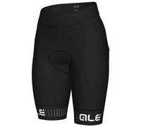 ALE' Women's Solid Traguardo Cycling Shorts 3XL Black/White