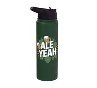 Ale Yeah Funny IPA Bebedor de cerveza Stainless Steel Insulated Water Bottle