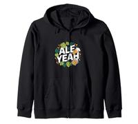 Ale Yeah Funny IPA Beer Hop Celebración Sudadera con Capucha
