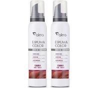 ALEA - Espuma de Color para el Pelo - 143 g - Color Caoba - Reaviva el Tono y Brillo del Cabello - Conserva el Tono Natural o Teñido - Neutraliza Reflejos no Deseados (Paquete de 2)
