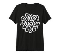 Alea Iacta EST Cita Latina Estudiante de Historia Romana Camiseta Premium