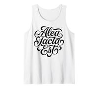 Alea Iacta EST Frase Latina Estudiante de Historia Romana Camiseta sin Mangas