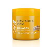 ALEA - Mascarilla Reparadora Cabello - Línea Dañados - 400 ml - con Proteínas de Seda y Aceite de Argán - para Cabello Seco y Dañado - Recupera la Vitalidad del Cabello - Sin Sulfatos ni Parabenos