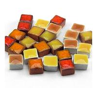 ALEA Mosaic Mini-Mosaicos (5x5x3mm), 1.000 teselas, Mix Naranja, MXOR