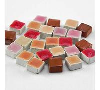 ALEA Mosaic Mini-Mosaicos (5x5x3mm), 1.000 teselas, Mix Rojo, MXRG