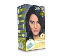 ALEA - Tinte Pelo Mujer - Alea Color - Nº 1 K - Color Negro - Coloración Permanente en Crema - con Aceite de Argán y Macadamia - Cobertura de Canas - Máxima Protección y Cuidado