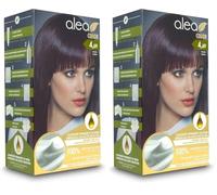 ALEA - Tinte Pelo Mujer - Alea Color - Nº 4.69 K - Color Violín - Coloración Permanente en Crema - con Aceite de Argán y Macadamia - Cobertura de Canas - Máxima Protección y Cuidado (Paquete de 2)