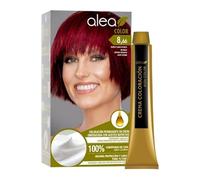 ALEA - Tinte Pelo Mujer - Alea Color - Nº 8.66 K - Color Rubio Claro Rojizo Intenso - Coloración Permanente en Crema - Aceite de Argán y Macadamia - Cobertura de Canas - Máxima Protección y Cuidado