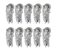 Aleación 3D con diamantes de imitación para joyería, accesorios de manicura, tachuelas de metal