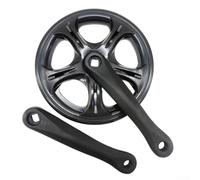 Aleación 6061 Bicicleta plegable Bielas 170mm Longitud del brazo de la manivela Interfaz de cono cuadrado con 40T 44T 52T Chainring Adaptability(52T)