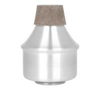 Aleación Aluminio Trompeta Muda Práctica Muffler Portable Portable Silenciadores Trompeta Recta Para Actuaciones Y Practicar Pequeña Trompeta Práctica Muda Reducción Ruido