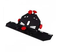 Aleación de aluminio 125 tipo amoladora angular, soporte de chaflán, instalación de tornillos, herramienta multifuncional de 45° chaflán de utilidad perilla roja