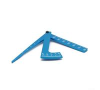 Aleación de aluminio 3 en 1 Medidor de Camber Herramienta de configuración para RC Car and Truck Wheel Camber Angle and Suspension Height para modelos a escala 1/8 1/10