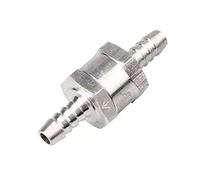 Aleación de aluminio 60 mm de longitud 8 mm 5/16 "Válvula de retención de una sola vía sin retorno de combustible para gasolina diesel Flecha marina marcada en la válvula