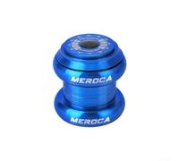 Aleación de aluminio Auriculares de bicicleta con doble sellado rodamientos para 28.6mm recta horquilla bicicleta de montaña 34mm Copa externa Color negro (azul)