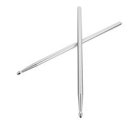 Aleación de Aluminio Baquetas Diseño Ergonómico para Práctica, 5a | 1 Par, Superficie Lisa y Cómoda, para Platillos y Pad de Práctica, Uso Portátil en Banda Escolar