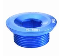 Aleación de aluminio Bicicleta Bielas de bicicleta Tornillo de fijación de manivela Durable A prueba de herrumbre A prueba de erosión Fácil de instalar para bielas 590 596 XT SLX (Azul)