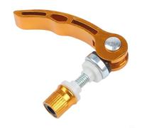 Aleación de aluminio Bicicleta de liberación rápida Tija de sillín Abrazadera Pincho Perno M6x45mm para Ciclismo Scooter Pieza de repuesto Negro Plata Oro (m6x45mm dios)