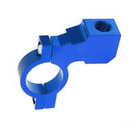 Aleación de aluminio Bicicleta Espejo Soporte 10mm Stud (Azul)