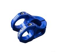 Aleación de aluminio de 35 mm para bicicleta de vástago corto ligero para un mejor rendimiento en carreteras y senderos (azul)