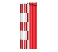 Aleación de aluminio de poste de prisma,Punto de poste de prisma universal for topografía de estación total,Varilla de nivel for trabajos en carreteras/equipos de topografía terrestre(500cm/196.85in)