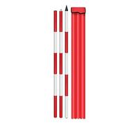 Aleación de aluminio de poste de prisma,Punto de poste de prisma universal for topografía de estación total,Varilla de nivel for trabajos en carreteras/equipos de topografía terrestre(300cm/118.11in)