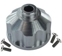 Aleación de aluminio Delantero/Centro/Trasero Diff Caso Diferencial Transportador De Engranajes Para Traxxas 1/10 V1 V2 Nuevo Antiguo MAXX WideMaxx Reemplazar 8981 - Plata