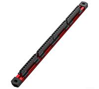 Aleación de aluminio Manga Batch Head Bit Holder Rack Organizador de almacenamiento magnético Para 6.35mm Destornillador Bits 40 Slot Design (negro)