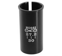 Aleación de aluminio mecanizada CNC para manguito adaptador reductor de tija de sillín para bicicletas compatible con diferentes diámetros para tijas de sillín y tubos (27.2-30)