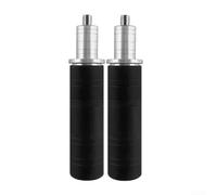Aleación de aluminio Motocicleta Frame Sliders Anti Crash Protector para General Motocicletas Rojo Azul Oro Plata Negro Reposapiés extendido Estilo Bobina de seguridad (plata)
