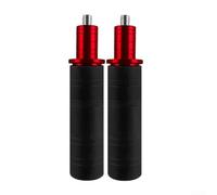 Aleación de aluminio motocicleta marco Sliders Anti Crash Protector para motocicletas generales Rojo Azul Oro Plata Negro Reposapiés extendido Estilo Bobina de seguridad (Rojo)
